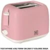 TOSTAPANE 650W CM.28X17 ROSA