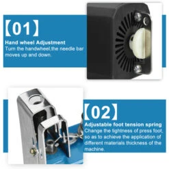 Macchina Da Cucire Multifunzionale Elettrica Portatile Da 1000 W. Macchina Per La Chiusura Della Borsa Della Macchina Per La Chiusura Della Borsa -Rowentus Negozio 93374423 4