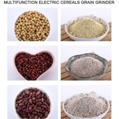 Multifunzione Smash Machine Elettrico Cereali Macinacereali Mulino Spezie Erbe Polverizzatore Macchina Per Macinare Strumento Macinacaffè Elettrico In Acciaio Inossidabile Per La Casa (EU) (Blu) -Rowentus Negozio 93428404 4
