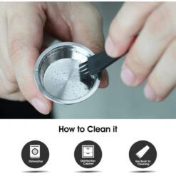 Capsule Caffè Riutilizzabili Acciaio Inox Capsule Caffè Riutilizzabili Filtro Tazza Compatibile Con LAVAZZA A MODO MIO JOLIE LAVAZZA A MODO MIO ESPRIA 9 Capsule Caffè Riutilizzabili Acciaio Inox Capsule Caffè Riutilizzabili Filtro Tazza Compatibile Con LAVAZZA A MODO MIO JOLIE LAVAZZA A MODO MIO ESPRIA -Rowentus Negozio 93429357 3