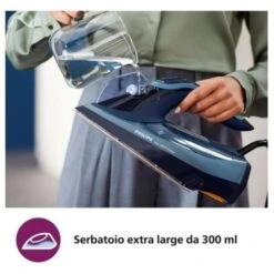 Philips DST8020/20 Ferro Da Stiro A Vapore Piastra Soletta SteamGlide Elite 3000W Blu -Rowentus Negozio 94901881 2
