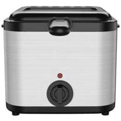 Friggitrice Elettrica Da 2,5 Litri Per Uso Domestico Piccola 1000 W Ad Alta Potenza Multifunzione Friggitrice In Acciaio Inossidabile Kebab Macchina Per Patatine Fritte (argento, Spina Europea) -Rowentus Negozio 94914313 4