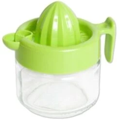 Trade Shop - Spremilimoni Spremiagrumi Spremi Limone Arancia Con Contenitore In Vetro 250ml