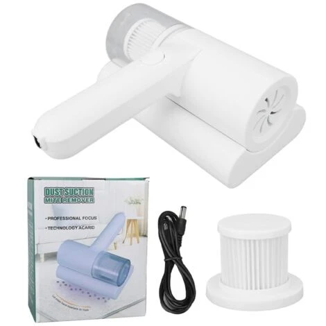 Trade Shop - Aspirapolvere Senza Fili Portatile Per Tessuti Letto, Cuscini, Divani, Tende 5 Trade Shop - Aspirapolvere Senza Fili Portatile Per Tessuti Letto, Cuscini, Divani, Tende - immagine 3