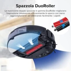 Roborock S8 Robot Aspirapolvere Con Doppia Spazzola & Aspirazione 6000Pa & Aspirapolvere Robot 3D Per Evitare Ostacoli E Scopa Compatibile Con Alexa Per Peli Di Animali Domestici (Aggiornamento S7) -Rowentus Negozio 95213309 3