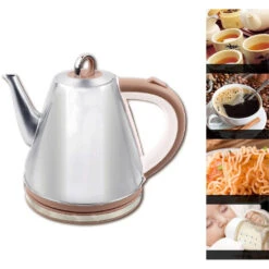 Bollitore Elettrico Acqua Calda 1,5L 1100W Acciaio Scalda Bevande Tisane SK1083 -Rowentus Negozio 95363791 3