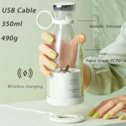 ITullatore Portatile, ITullatore Portatile Da 350 Ml, ITullatore Per ITullati, ITullatore Per ITullatore, Succo ITesco Portatile (bianco) -Rowentus Negozio 95467567 5