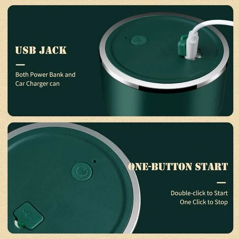 Blender Smoothie Maker, Mini ITullatore, Bottiglia Per ITullatore Di Succo ITesco Da 400 Ml, Bicchiere Per ITullatore Di ITutta Ricaricabile Tramite USB, ITullatore Portatile Per Casa, Viaggi, Attivit 5 Blender Smoothie Maker, Mini ITullatore, Bottiglia Per ITullatore Di Succo ITesco Da 400 Ml, Bicchiere Per ITullatore Di ITutta Ricaricabile Tramite USB, ITullatore Portatile Per Casa, Viaggi, Attivit - immagine 3