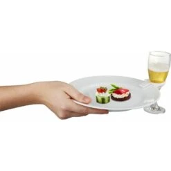 Fackelmann Linea Party Porta Bicchiere, Bianco, 55 X 55 X 25 Cm -Rowentus Negozio 95497963 2