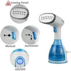 Piroscafo Portatile 1500W 280ML, Piroscafo Portatile Riscaldamento Rapido Piroscafo Tenuto In Mano -Rowentus Negozio 95548316 3