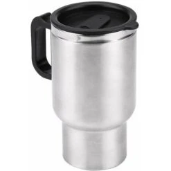 Bollitore Elettrico Per Auto Tazza Isolata Tazza Riscaldante Da Viaggio Thermos 450ml 12V Acciaio Inossidabile -Rowentus Negozio 95703761 4