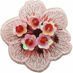 10 Pezzi Ricamo Fiore Rosa Modello Cucire Su Toppe Per Abbigliamento Appliques Accessori Fai Da Te -Rowentus Negozio 96227254 3