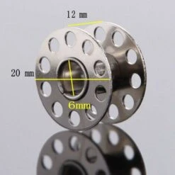 Accessori Per Il Cucito LITZEE 25 Rocchetti Vuoti Rocchetto Di Filo Metallico Con Custodia Della Spolina -Rowentus Negozio 96298405 2