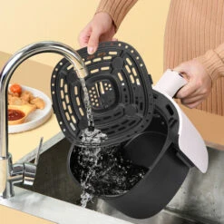 Taylor Swoden Ava - Friggitrice Ad Aria Senza Olio, Friggitrice Ad Aria Tecnologica Compatta 3L, 1300W, 8 Menu Preimpostati, Display LED, Cestello Con Rivestimento Antiaderente, Bianco Sporco 11 Taylor Swoden Ava - Friggitrice Ad Aria Senza Olio, Friggitrice Ad Aria Tecnologica Compatta 3L, 1300W, 8 Menu Preimpostati, Display LED, Cestello Con Rivestimento Antiaderente, Bianco Sporco -Rowentus Negozio 96455617 5