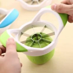 Affettatrice Per Mele, Affettatrice E Detorsolatore Con Impugnatura Facile, Taglia-mela Con 8 Lame In Acciaio Inossidabile, Taglia-mela Con Manico Verde E Detorsolatore, Taglia-mela E Affettatrice -Rowentus Negozio 97074132 5