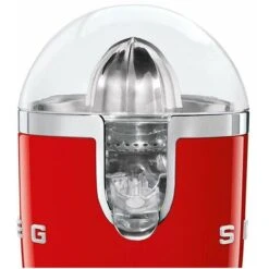 Smeg CJF01RDEU Estetica 50's Style Spremiagrumi Elettrico Con Beccuccio Antigoccia In Acciaio Inox E Chiusura A Scatto Potenza 70 W Rosso -Rowentus Negozio 97235298 5