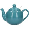 London Pottery Farmhouse - Piccola Teiera In Ceramica Con Infusore, Colore Aqua, 2 Tazze (600 Ml)