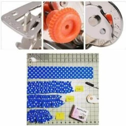 Piedino Per Macchina Da Cucire Con Pieghe Arricciate Per Cantante A Gamba Bassa Brother Babylock Viking Janome Kenmore -Rowentus Negozio 98116548 5