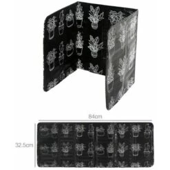 Proteggi Schermo Pieghevole Per Cucina Paraschizzi Pieghevole In Alluminio Paraschizzi Cucina Paraschizzi Pieghevole Per Cucina Proteggi Schermo Per Piano Cottura Backsplash 2 Pezzi Nero -Rowentus Negozio 98117719 5