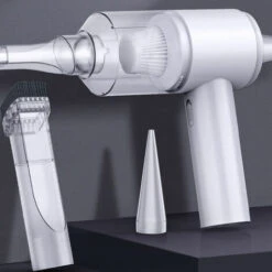 Aspirapolvere E Soffiatore D'aria Senza Fili 2 In 1 2000PA Mini Collettore Di Polveri Portatile Per Interni Auto Da Ufficio A Casa (nero) -Rowentus Negozio 98127798 2