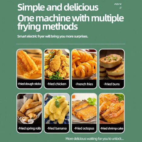 Friggitrice Elettrica Domestica 220V / 1000W Riscaldatore Automatico Incorporato In Acciaio Inossidabile Da 2,5 Litri You Tiao Macchina Per Patatine Fritte 7 Friggitrice Elettrica Domestica 220V / 1000W Riscaldatore Automatico Incorporato In Acciaio Inossidabile Da 2,5 Litri You Tiao Macchina Per Patatine Fritte - immagine 5