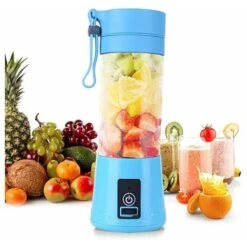 Frullatore Portatile Per Frullati USB Ricaricabile 380 Ml Mini Frullatore Per Frutta E Verdura Spremiagrumi Portatile Spremiagrumi Elettrico -Rowentus Negozio 98718675 5