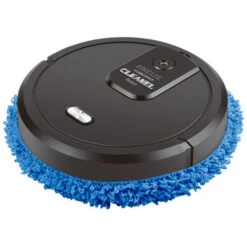 Robot Pulitore 3 In 1 Lavaggio A Umido E A Secco Umidificazione Pulizia Automatica Carica USB (nero)