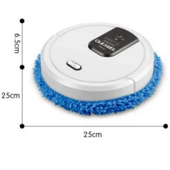 Robot Pulitore 3 In 1 Lavaggio A Umido E A Secco Umidificazione Pulizia Automatica Carica USB (nero) -Rowentus Negozio 98790959 5