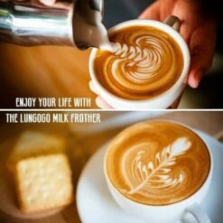 Montalatte Elettrico Portatile Con ITusta In Acciaio Inox Per Sbattere Uova Caffè/latte/cappuccino -Rowentus Negozio 99411885 5