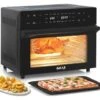 Forno Friggitrice Ad Aria Calda 30Lt Digitale 1800W Frigge Cuoce Senza Olio Nero -Rowentus Negozio 99493000 1