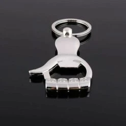 Apribottiglie Apribottiglie Con Portachiavi In Metallo Accessorio Pratico Apribottiglie Strumento Portatile, A Mano, -Rowentus Negozio 99778782 4