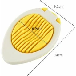 Affettatrice Per Uova, Tagliauova, Affettatrice Per Uova In Acciaio Inossidabile In 2 Pezzi, Taglia Uova Sode In Modo Rapido Ed Efficiente Taglierina Da Cucina Per Fragole, Kiwi, Banane, Prosciutti -Rowentus Negozio 99780797 3
