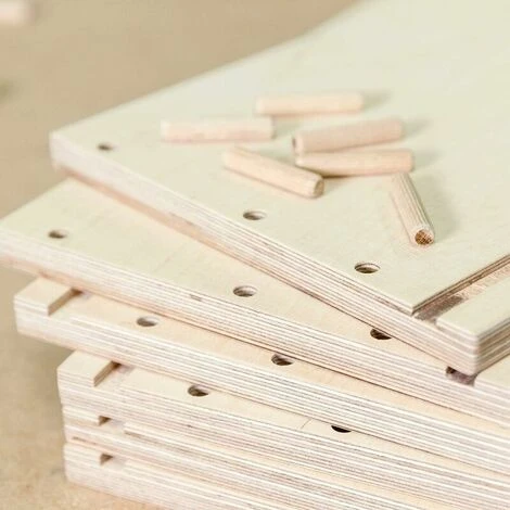 Confezione Da 400 Tasselli In Legno Da 8 Mm X 40 Mm - Tassello In Legno Massello Di Faggio Ideale Per Fresa Per La Lavorazione Del Legno - Adatto Per Maschera Di Foratura/guida Di Foratura. A 5 Confezione Da 400 Tasselli In Legno Da 8 Mm X 40 Mm - Tassello In Legno Massello Di Faggio Ideale Per Fresa Per La Lavorazione Del Legno - Adatto Per Maschera Di Foratura/guida Di Foratura. A - immagine 3