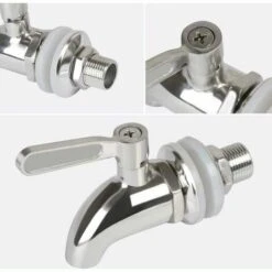 Rubinetto Per Botte, Distributore Di Bevande, Rubinetto Per Botte Di Birra, Rubinetto Per Vino - Acciaio Inossidabile E Dimensioni 12 Mm 9 Rubinetto Per Botte, Distributore Di Bevande, Rubinetto Per Botte Di Birra, Rubinetto Per Vino - Acciaio Inossidabile E Dimensioni 12 Mm -Rowentus Negozio 99851861 4
