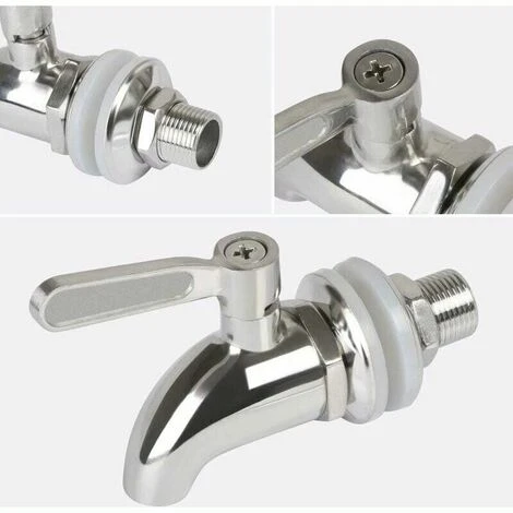 Rubinetto Per Botte, Distributore Di Bevande, Rubinetto Per Botte Di Birra, Rubinetto Per Vino - Acciaio Inossidabile E Dimensioni 12 Mm 6 Rubinetto Per Botte, Distributore Di Bevande, Rubinetto Per Botte Di Birra, Rubinetto Per Vino - Acciaio Inossidabile E Dimensioni 12 Mm - immagine 4