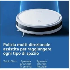 Xiaomi E10 Aspirapolvere Robot 0.4 Litri Senza Sacchetto Bianco -Rowentus Negozio 99968065 5